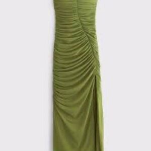 Abercrombie & Fitch Strapless Green Dress